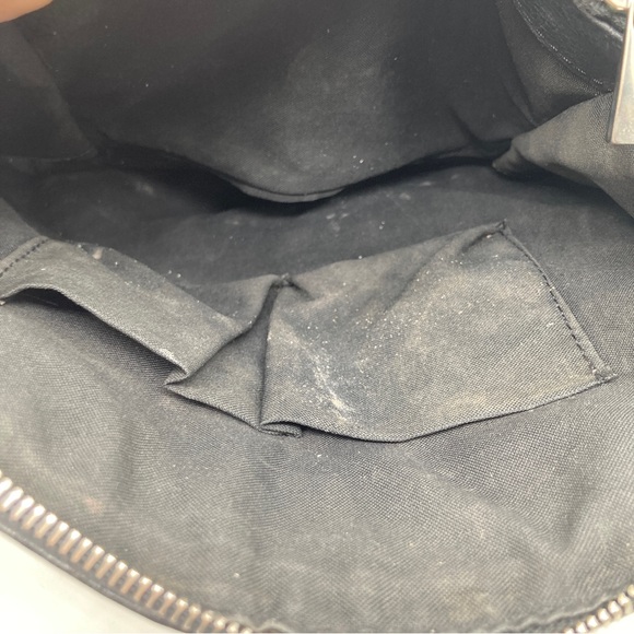 Carolina Crowley Collection Backpack Black Cowhide Leather *Has Staining*